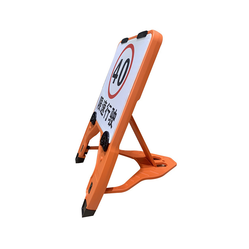 পোর্টেবল HDPE প্লাস্টিক স্কয়ার এক্সটেন্ডেবল ট্রাফিক সাইন দ্রুত পরিবর্তন ক্লিপ সহ