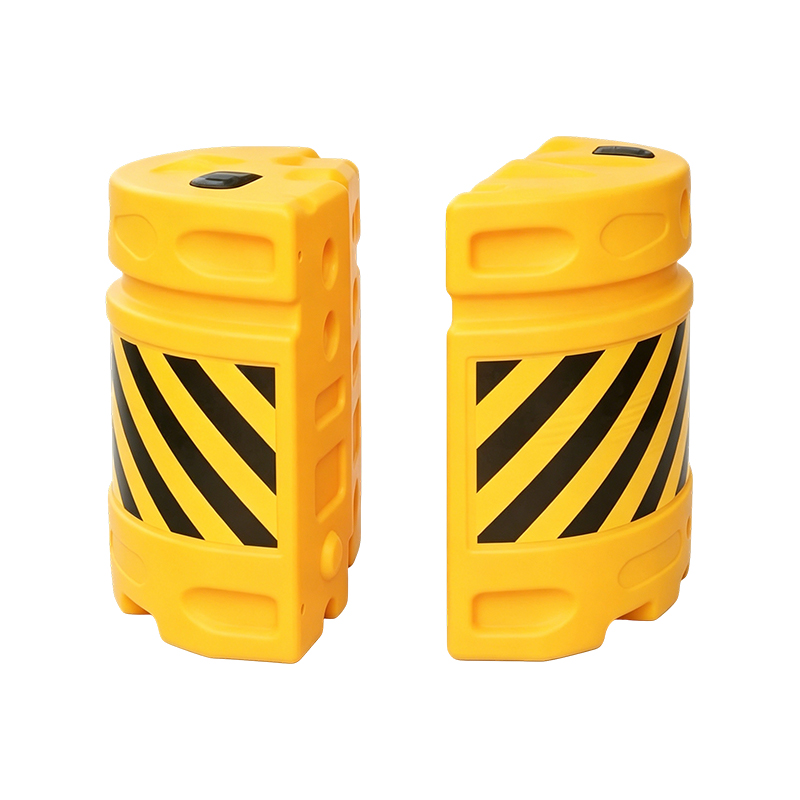 মডুলার কম্বিনেশন HDPE ট্রাফিক এন্টি-ইমপ্যাক্ট ব্যারেল রিফ্লেক্টিভ শীটিং সহ