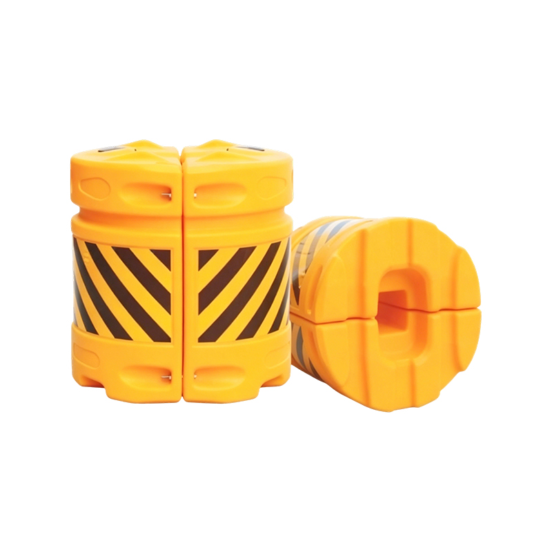 মডুলার কম্বিনেশন HDPE ট্রাফিক এন্টি-ইমপ্যাক্ট ব্যারেল রিফ্লেক্টিভ শীটিং সহ