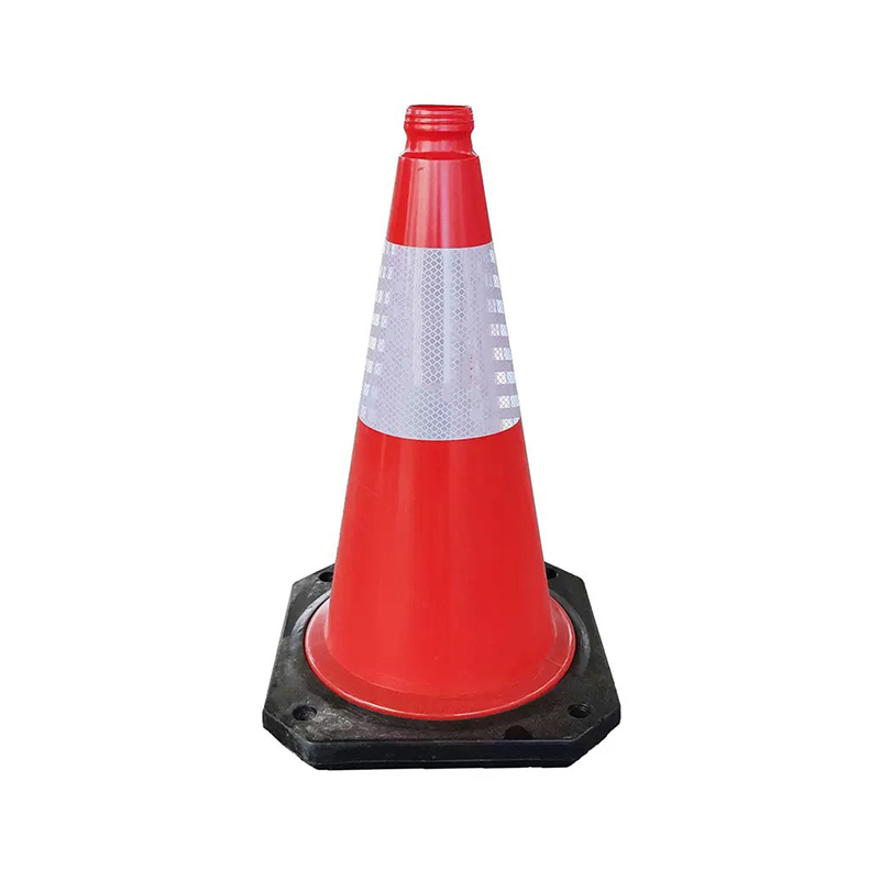শীর্ষ হ্যান্ডেল গর্ত সঙ্গে ইন্টিগ্রেটেড HDPE প্লাস্টিক ট্রাফিক শঙ্কু
