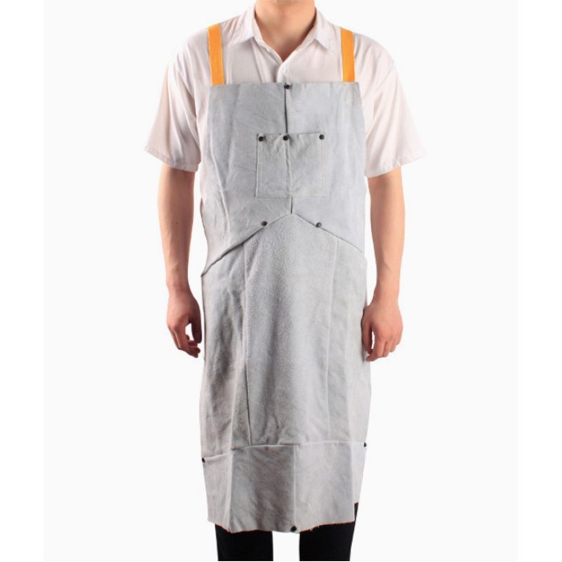 হেভি-ডিউটি ​​ওয়েল্ডেড কাউহাইড ওয়ার্ক এপ্রোন